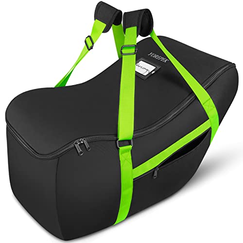 Padded Car Seat Travel Bag Backpack Compatible with UPPAbaby MESA and Base, Infant Car Seat Bags for Air Travel with Adjustable Straps, Car Seat Gate Check Bag with 2 Pockets for Baby Travel Essential