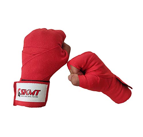 Image of LEPRO Hand Wraps, Hand Wraps for Boxing, Boxing Hand Wrap /Punching Hand Wraps Length 180 inch(RED)