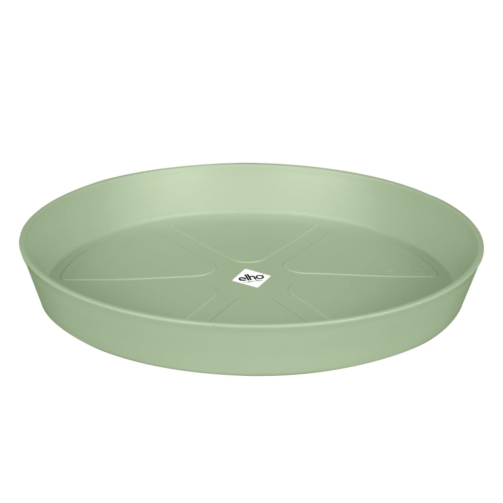 elho Loft Urban Saucer Round 34 - Saucer for Outdoor & Accessories - Ø 34.3 x H 5.0 cm - Beige/Mushroom Beige - 5