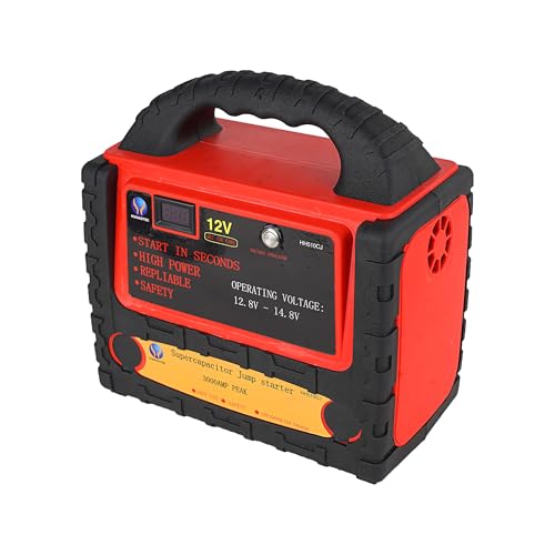 Super Capacitor Jump Starter, Bulit-in Supercapacitor Batteryless Portable Jump Box