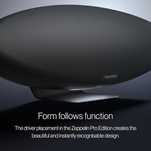 Bowers & Wilkins Zeppelin Pro Edition Wireless Speaker, Iconic Design, 5 Drivers Including Subwoofer, Wireless Streaming via Bluetooth, AirPlay 2 & Spotify Connect, Multiroom Support, Space Grey by Bowers & Wilkins - Image 7