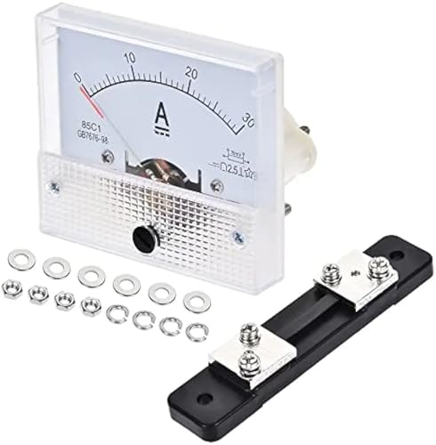 Compteur de courant analogique CC 15A pour surveiller le panneau solaire
