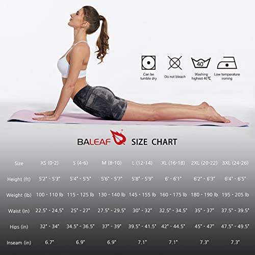 Image of baleaf Women's 8 inch / 5 inch / 3 inch Biker Shorts High Waist Yoga Workout Gym Running Volleyball Spandex Shorts with Pockets