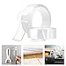 9.8ft/16.4ft Transparent Traceless Adhesive Double Side Tape Reusable Gel Nano Pads, Removable Sticky Strips Grip for Pen Key Household Industrial Use, Walls, Carpet, Kitchen, Photo (9.8ft)