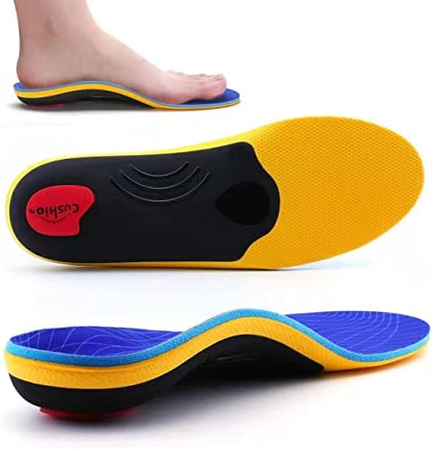 VALSOLE Orthopädische Einlegesohlen, Plantar Fasciitis Hohe Arch Support Schuheinlagen, Für Fersensporn,Plattfuß, Fußschmerz, Komfort Herren & Damen Einlegesohlen