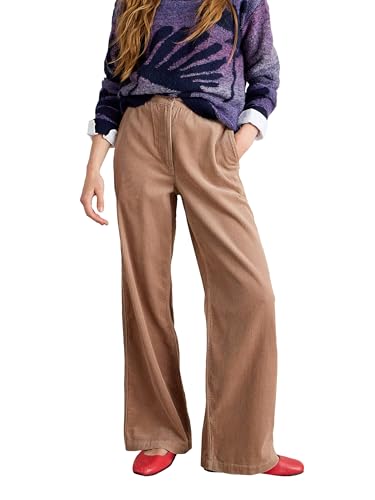 Culotte large femme casual en velours côtelé White Stuff Belle