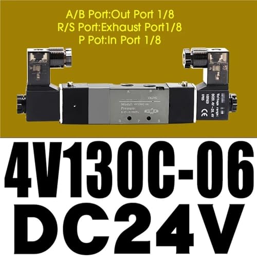 Électrovanne pneumatique résolvant les pertes de pression en DC24V