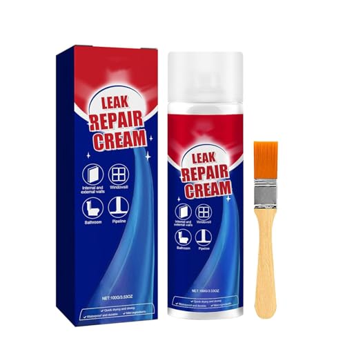 Inbuyus Spray Sellador De Fugas, Inbuyus Reparación Fugas Spray Sellador Impermeable Con Cepillo, Impermeable, Selladores Parches Para Exterior Reparación En Paredes (1pc)