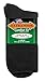 Extra Wide Athletic Socks Black, 2X Fits shoe sizes 16 - 21, Style #7250