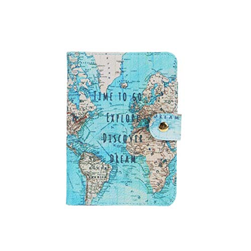 Passport Holder Cartoon Carte d'impression cartes en cuir synthétique cas Voyage document Organisateur pour Hommes Femmes Cover