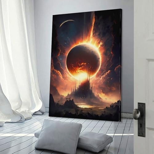 Affiche Super Sun Eclipse POLIUAWS : transformez votre espace en un havre de paix artistique