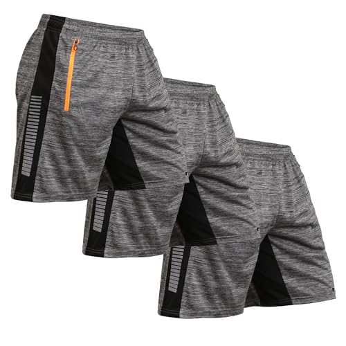 Image of NEVER LOSE Mens Running Athletic Shorts 5 inch Inseam Quick Dry Workout Shorts Men Lightweight Gym Shorts with Pockets