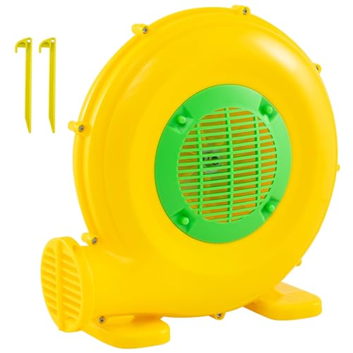 COSTWAY Air Blower Powerful Bouncy Castle Pump Fan Electric Inflatable Bouncer Blowers for Inflatable Bounce House Waterslide Jumper Slides (450W)