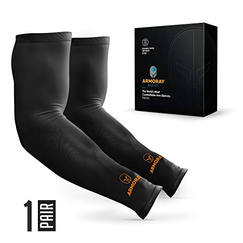 ARMORAY Arm Sleeves for Men or Women Basketball Golf Running Football Cycling