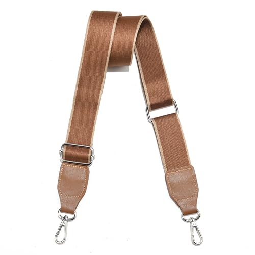 Image of Purse Straps Replacement Crossbody, Universal Wide Shoulder Strap for Bags Adjustable Straps for Handbags (Silvery Hardware)