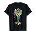 Rubiks Puzzle en forme de cœur Rubick's Cube pour la sensibilisation à l'autisme pour garçon T-Shirt