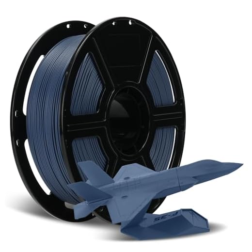 FLASHFORGE Carbon Fiber PLA Filament 1.75mm Sailor Blue, Reinforced 3D Printer Filament 1kg, Lightweight & High-Strength PLA-CF Filament, Strong & Easy to Print