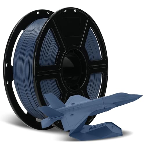 Image of FLASHFORGE Carbon Fiber PLA Filament 1.75mm Sailor Blue, Reinforced 3D Printer Filament 1kg, Lightweight & High-Strength PLA-CF Filament, Strong & Easy to Print