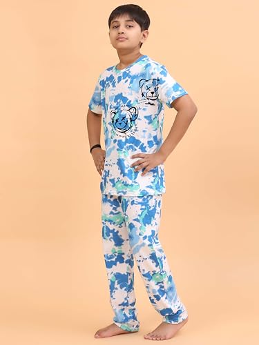 Image of Ninos Dreams Boys Cotton Coord Set /Boys Night Suit /Boys Loungewear /Boys Night Dress