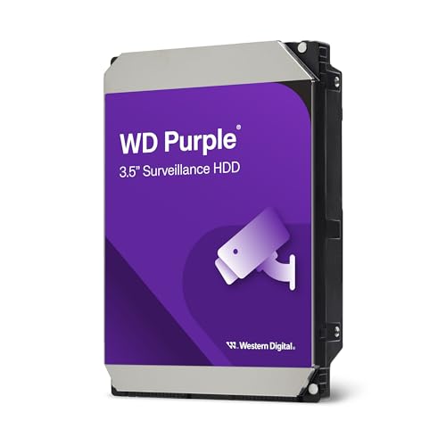 Image of Western Digital 2TB WD Purple Surveillance Internal Hard Drive HDD - SATA 6 Gb /s, 64 MB Cache, 3.5 inch - WD23PURZ