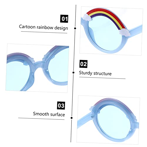 2pairs Boys and Girls Sunglasses Blue Light Blocking Fashionable Boys Girls Glasses Safe Comfortable Decorative Eyewear Photo Props for2