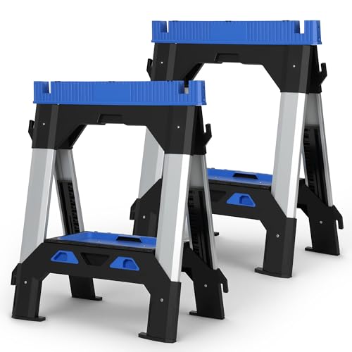 ZYJOYY Adjustable Height Saw Horses