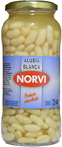 Alubia Blanca Cocida Peso Neto 570 Gr. (Pack de 3 Botes)