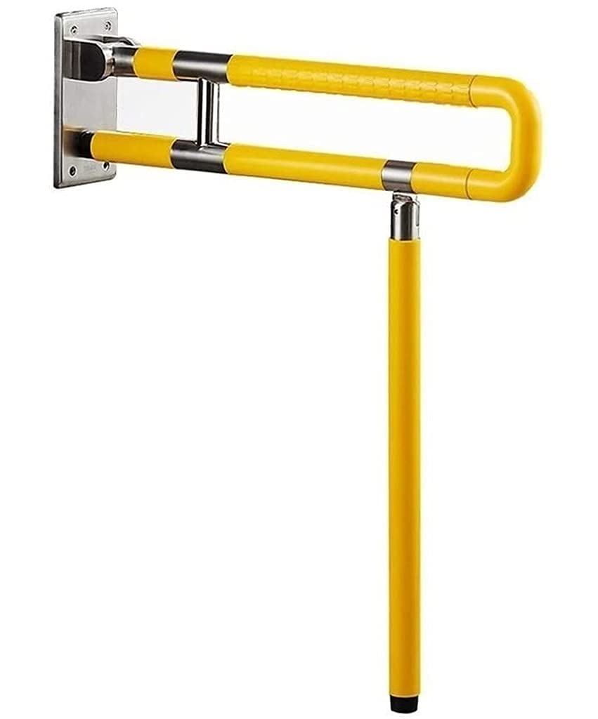 Tyuhduyur Grab Bar Folding Handrails Stainless Steel And Nylon Non-Slip Safe Support Suitable For Bathroom Shower Toilet Toilet-Elderly Disabled Grab Bar For Toilet/60Cm