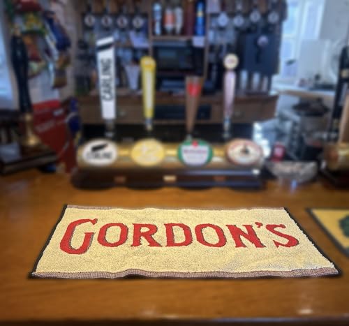 Gordons Gin - Toalla para barra de bar (algodón, 48,26 x 22,86 cm).