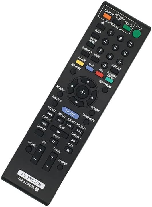 Replacement Remote Control Replace for TV/Audio/Projector for Sony RM-ADP053 RM-ADP054 RM-ADP070 Audio AV Receiver