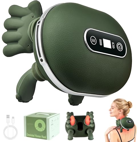 Masseur de cou avec mains bioniques 4D et technologie thermique pour épaules