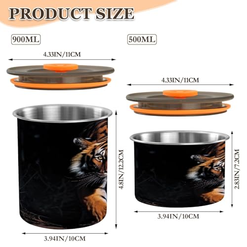 Envase de cafe de acero inoxidable ATTX 17oz sello hermético miniatura 2
