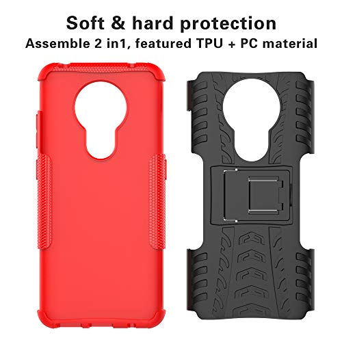 Labanem Cover con Nokia 5.3, Kickstand Dual Layer