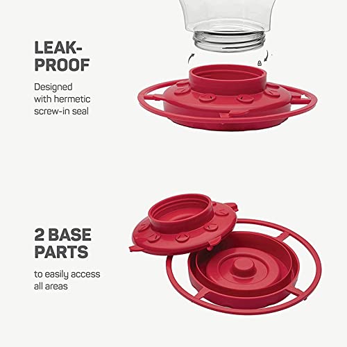 Blnene Plastic Hanging Bird Hummingbird Feeder For Outdoors, Humming Bird Feeder Outdoor Container, 16 Ounces And 8 Feeding Ports, Feeders Pet Bird Supplies #TOP3