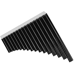 Cacerola De Madera Flauta de cacerola con llave en C, reproduzca fácilmente una flauta de prueba rigurosa con material ABS para desarrollar un sentido de la música (negro)