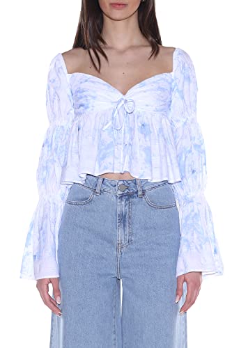 Top DONDUP bleu ciel en taille 36 pour femme