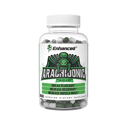 Enhanced Labs - Arachidonic Acid Supplement - Muscle and Strength Supplement for Increased Muscle Mass & Improved Recovery for Men & Women (120 Capsules)