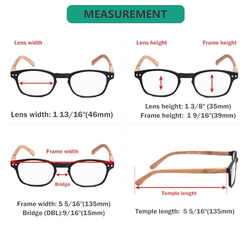 Image of Eyekepper Classic Reading Glasses for Men 5 Pack Spring Hinges Readers