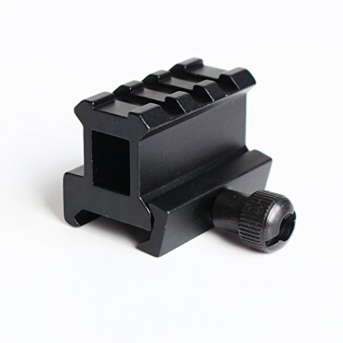 noga 3-Slot 20mm Weaver Picatinny Rail Base Flat Top Riser Mount For Rifle Scope Hunting Base Adapter Airgun