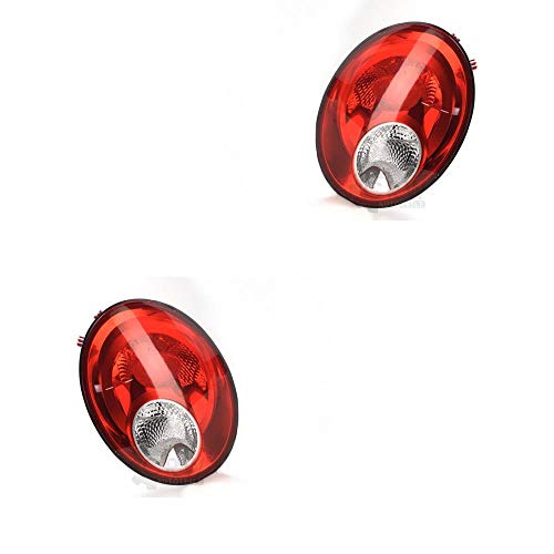 Diederichs Juego de faros traseros New Beetle (1C/9C/1Y) 08/05 – Calidad de fabricante original con excelente ajuste, rojo, halógeno, policarbonato, izquierda, derecha, coche