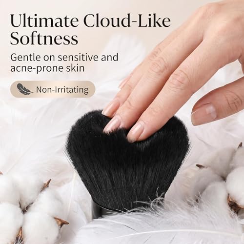 Image of BS-MALL Makeup Brush Set 18 Pcs Premium Synthetic Foundation Powder Concealers Eye shadows Blush Makeup Brushes with black case (C-Black)