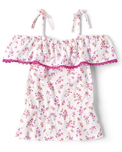 The Children's Place Girls' Tie Shoulder Tank Top