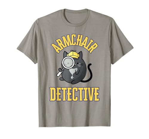 Cozy Mystery Sillón Detective Misterios Cómodos Crimen Ficción Camiseta