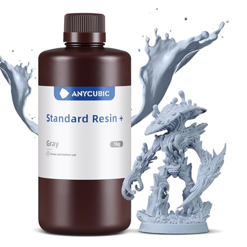 Resina Estándar Plus, ANYCUBIC 405nm UV Impresora 3D Resina con
