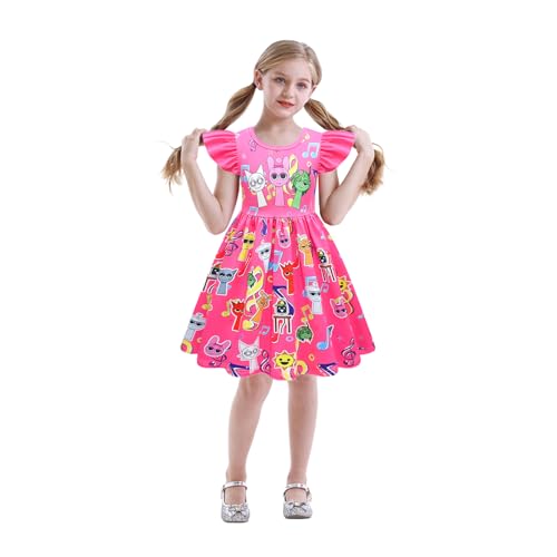 Kids Girls Dress Gown Toddlers Casual Playwear Merch Clothes 5-12 Years