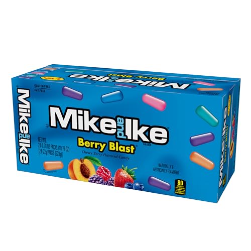Image of Mike and Ike Berry Blast Candy, 0.78 Ounce Box (Pack of 24)