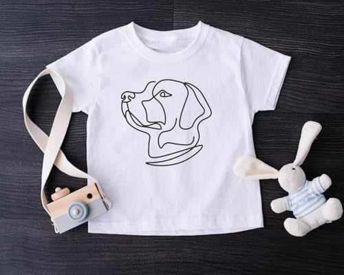 Labrador Retriever Line Art Infant/Toddler/Youth T-Shirt3