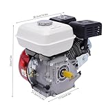 7.5HP Gasoline Engine 4 Stroke Air Cooled Single Cylinder Motor Heavy Duty For Rotavator Pressure Washer Car Accessories Strong Power - Image 7