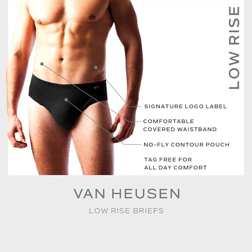 Van Heusen Men's Briefs - 10 Pack Quick Dry No Fly Performance Low Rise Briefs - Soft Breathable Underwear for Men (S-XL)2