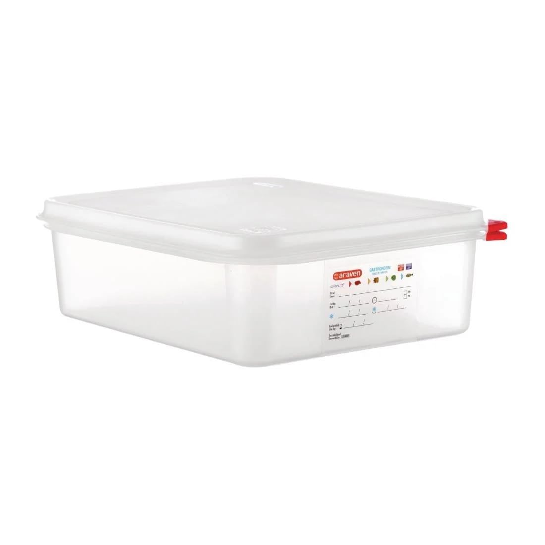 Araven dl982 envase de alimento, 26,5 cm tema longitud (Pack de 4)